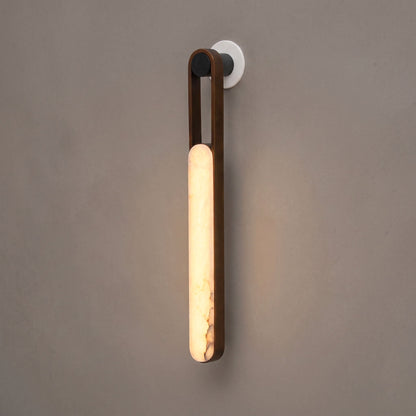 Inez LED Alabaster Wall Sconce