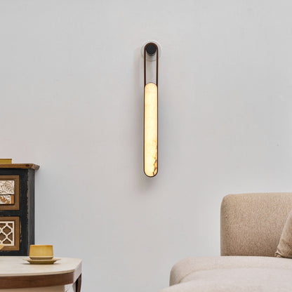 Inez LED Alabaster Wall Sconce