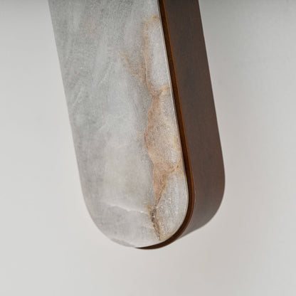 Inez LED Alabaster Wall Sconce