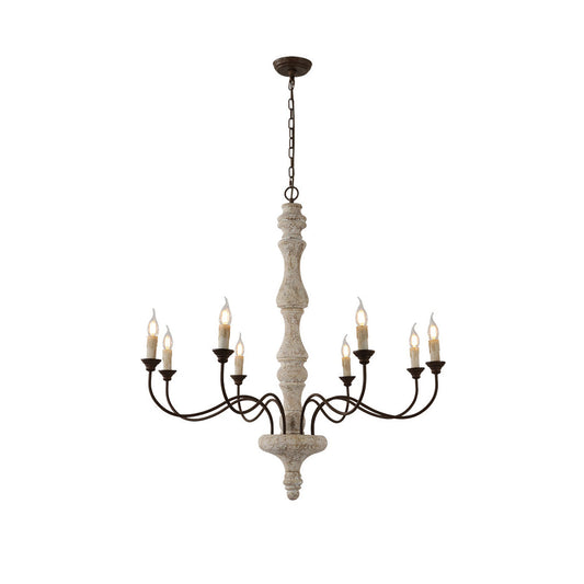 Ophelia 8-Light Candle Chandelier