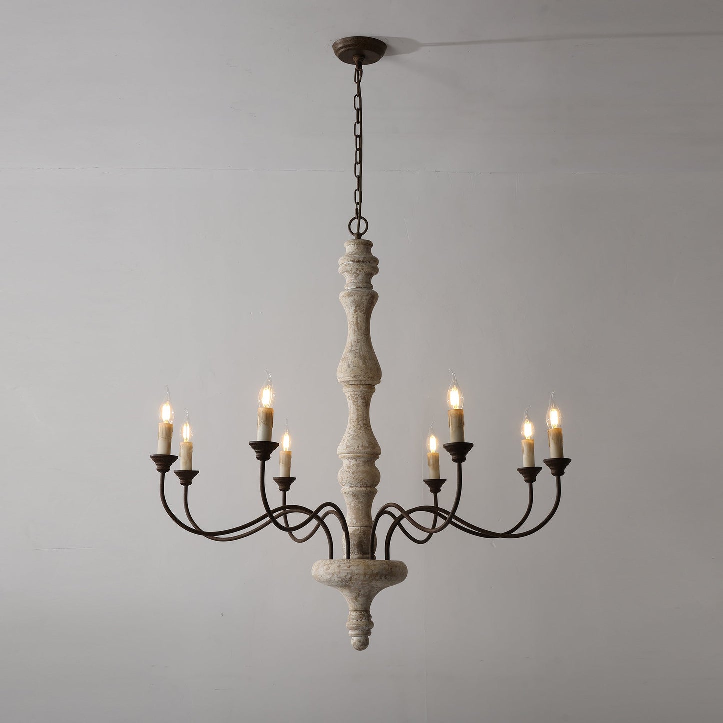 Ophelia 8-Light Candle Chandelier