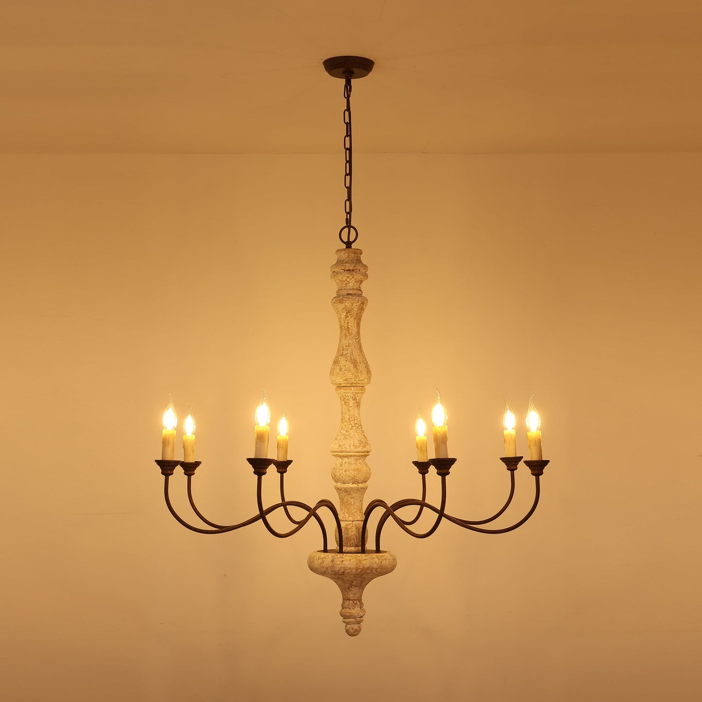 Ophelia 8-Light Candle Chandelier