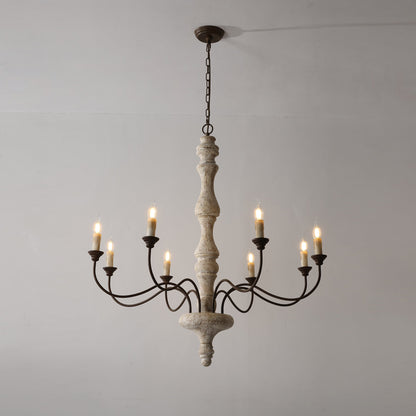 Ophelia 8-Light Candle Chandelier