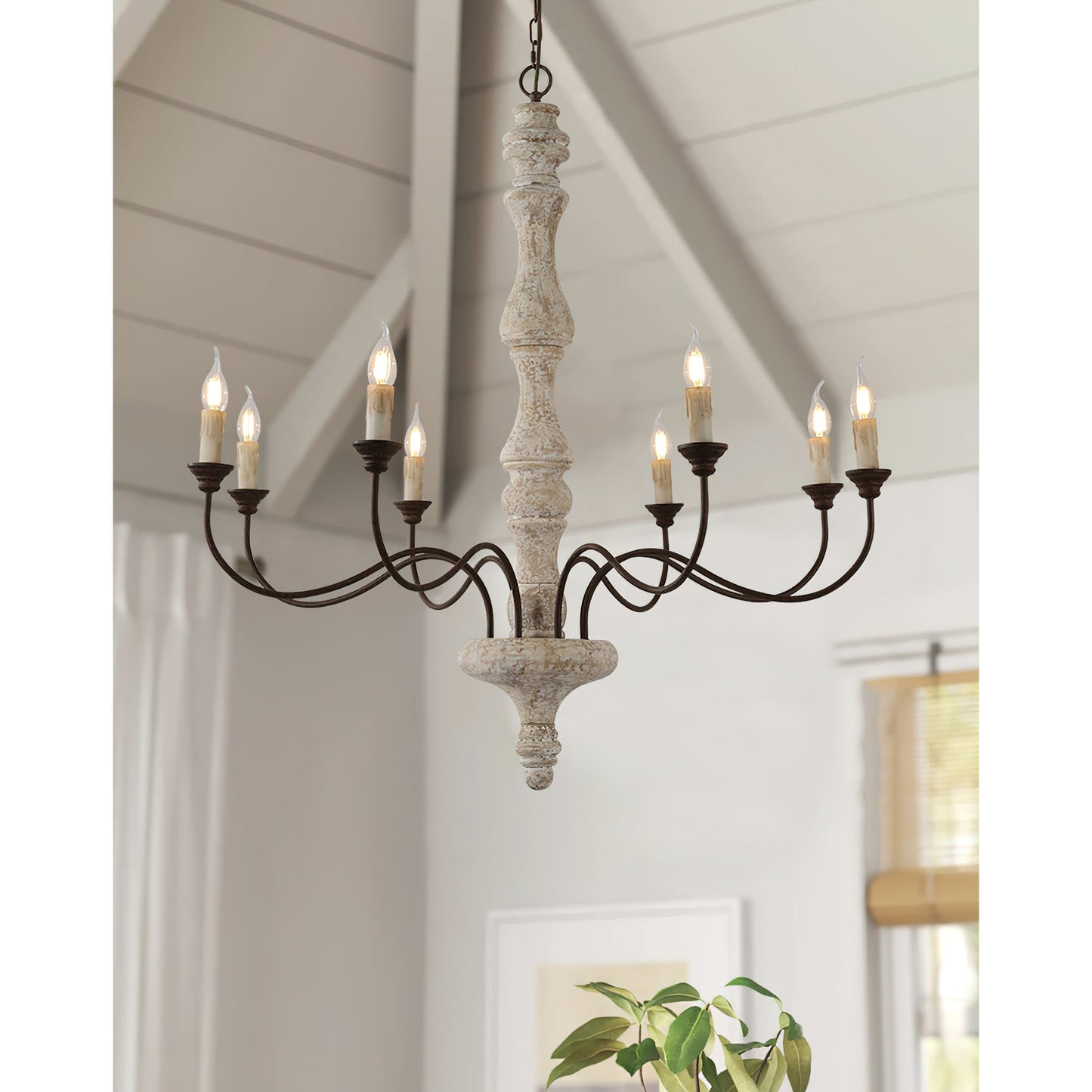 Ophelia 8-Light Candle Chandelier