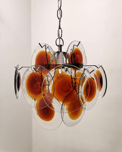 Mazzega Vistosi Murano Chandelier