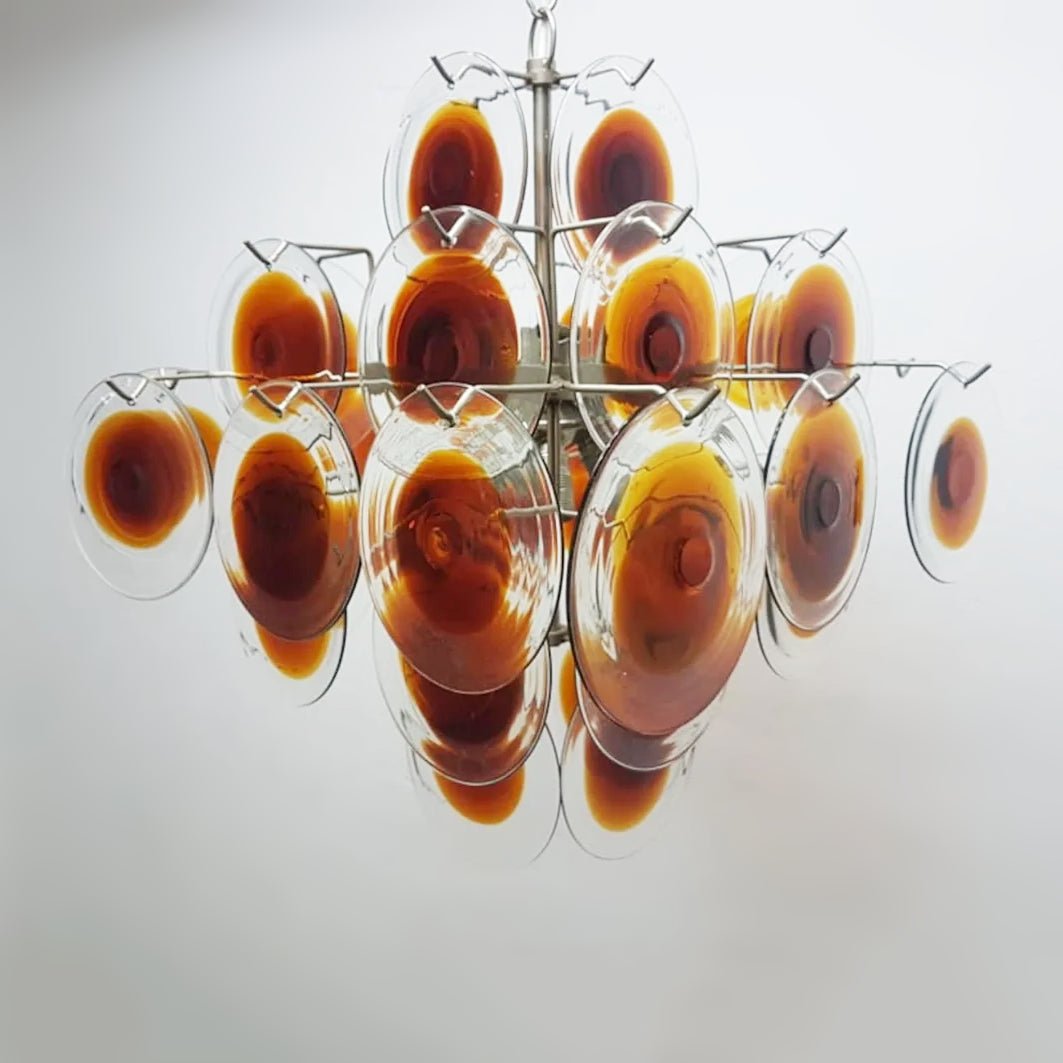 Mazzega Vistosi Murano Chandelier
