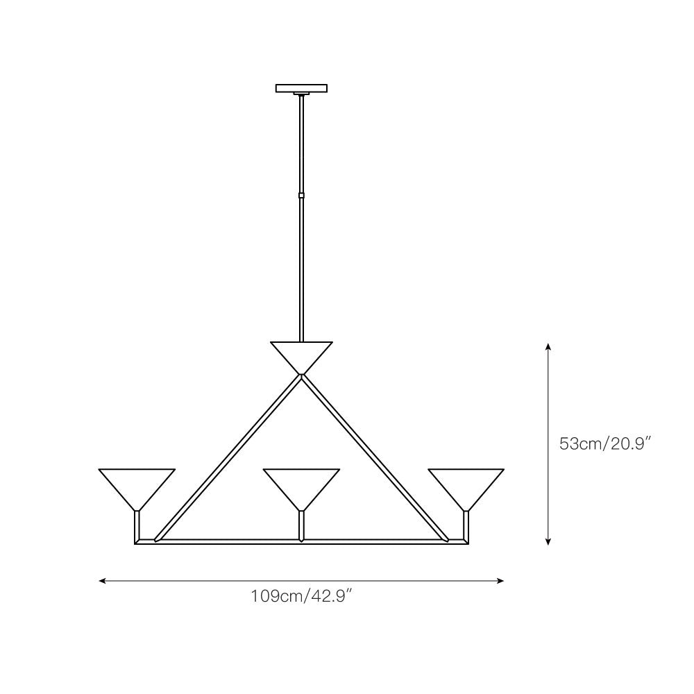 Orsay Linear Chandelier