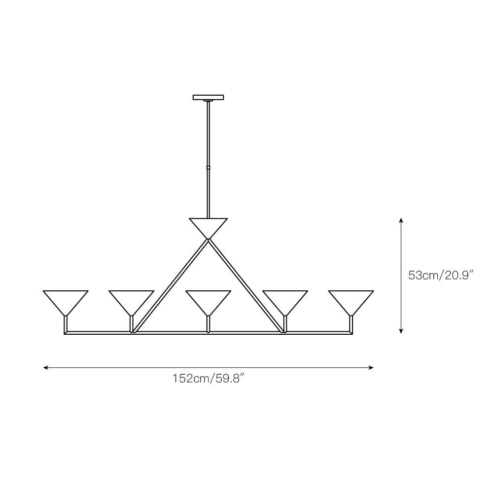 Orsay Linear Chandelier