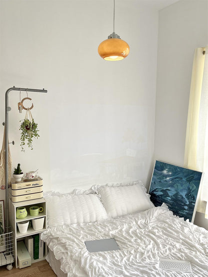 Oval Persimmon Pendant Light