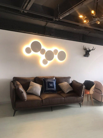Geometric Disc Wall Lamp