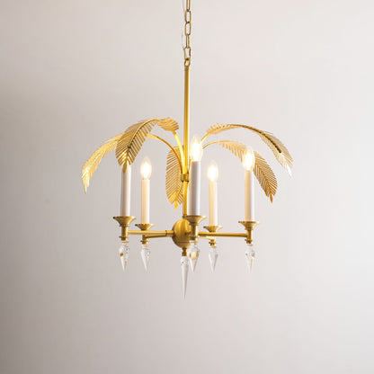 Palm Frond Chandelier