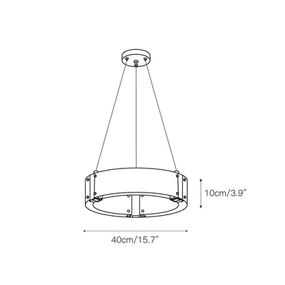 Parallel Ring Chandelier