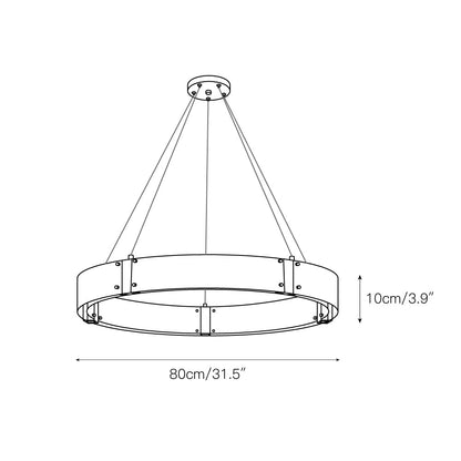 Parallel Ring Chandelier