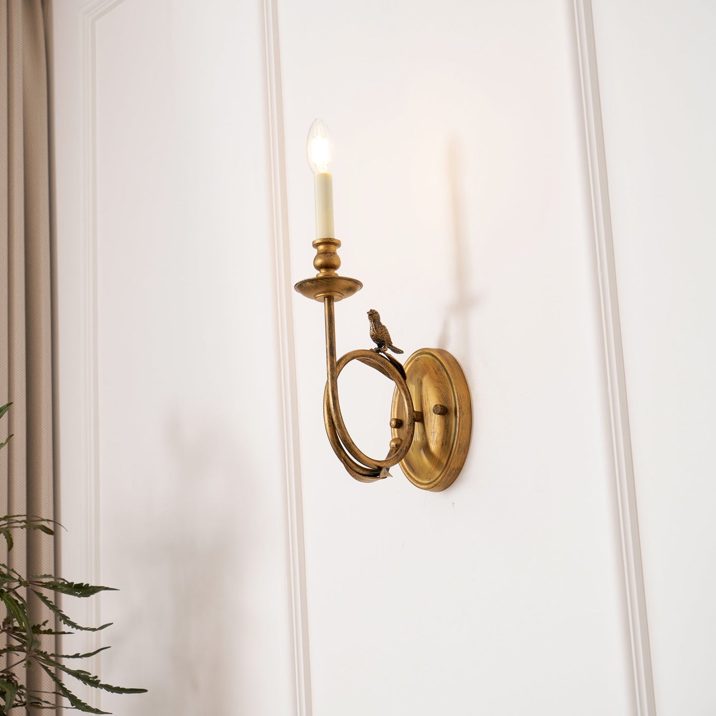 Perching Bird Sconce