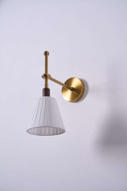 Pleated Fabric Wall Lamp