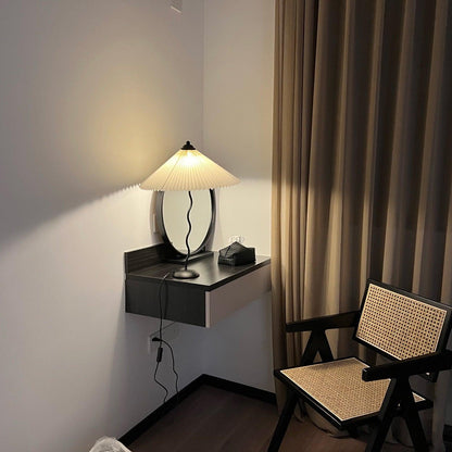 Pleated Hat Table Lamp