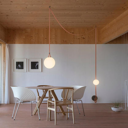 Multiple Belt Art Pendant Light