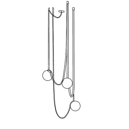 Multiple Belt Art Pendant Light