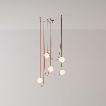 Multiple Belt Art Pendant Light