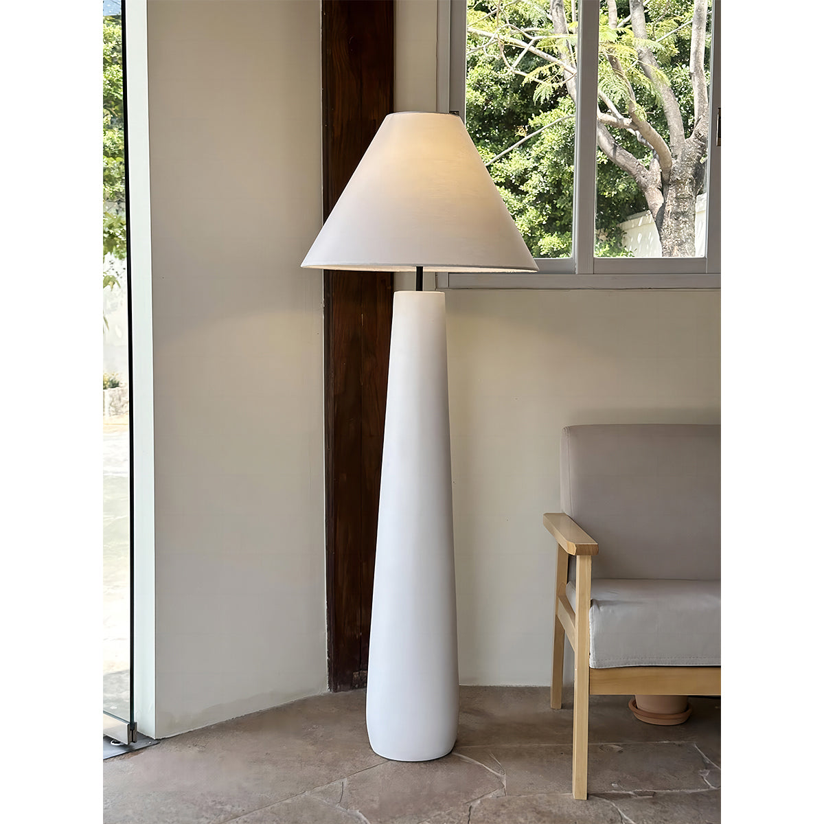 Polar White Floor Lamp