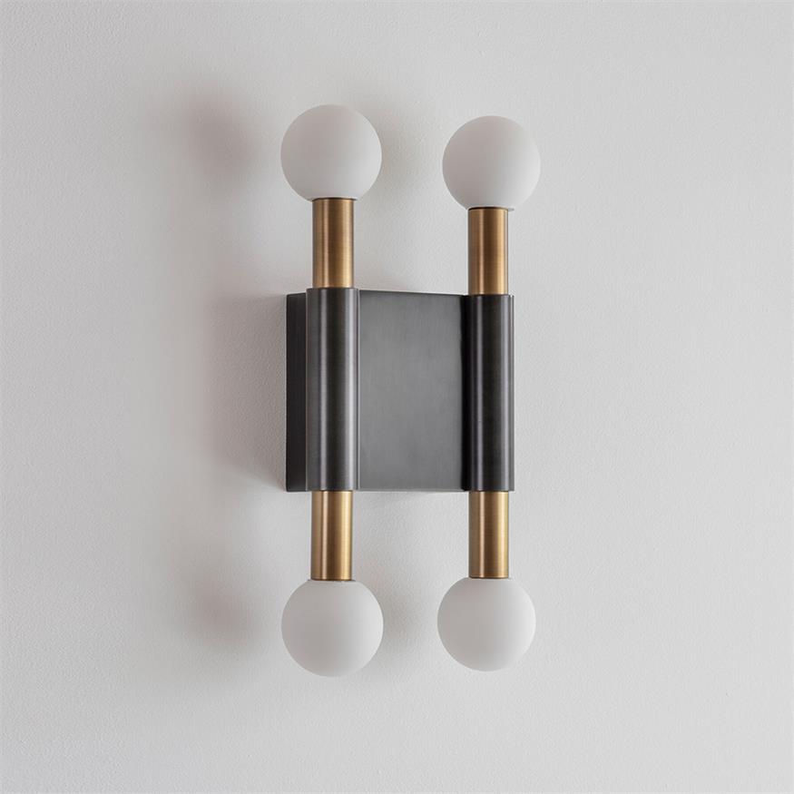 Pole and Circile Wall Lamp