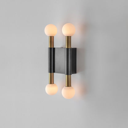 Pole and Circile Wall Lamp