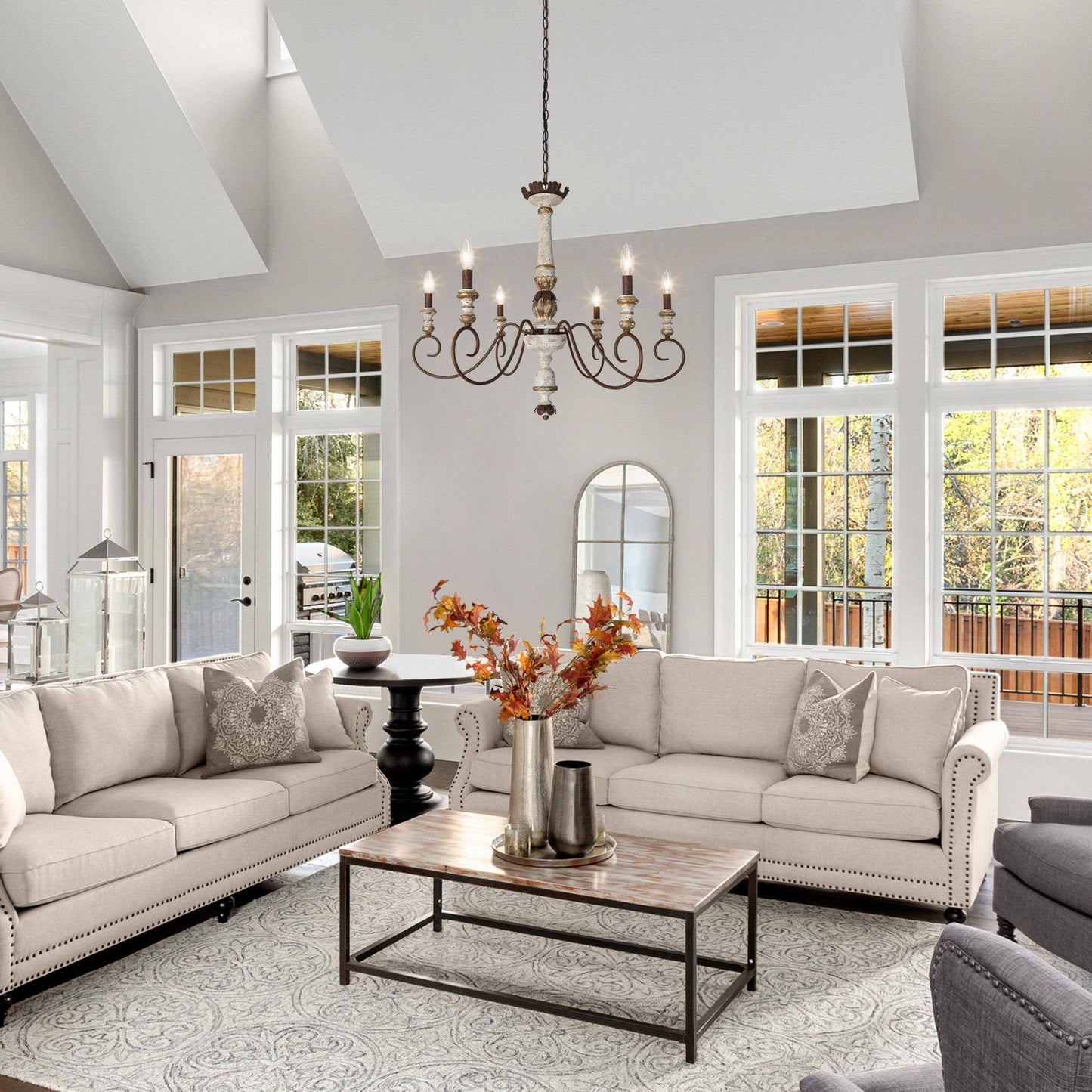 Poppe Wooden Chandelier