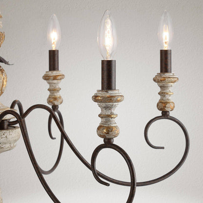 Poppe Wooden Chandelier