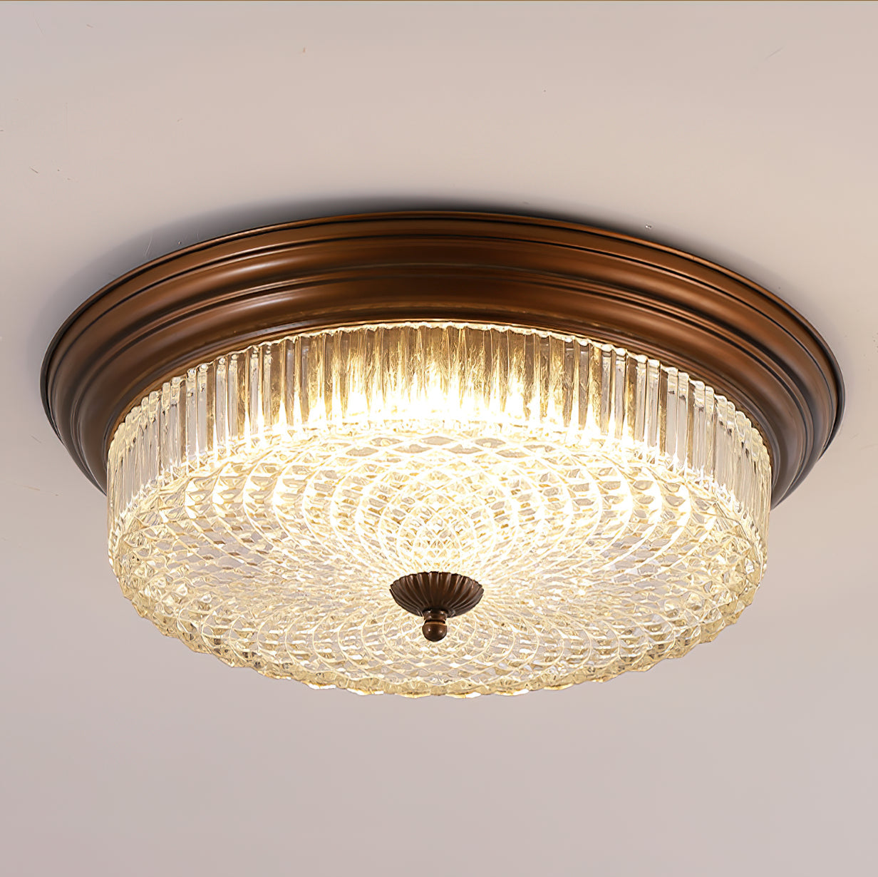 Retro Flush Ceiling Lamp