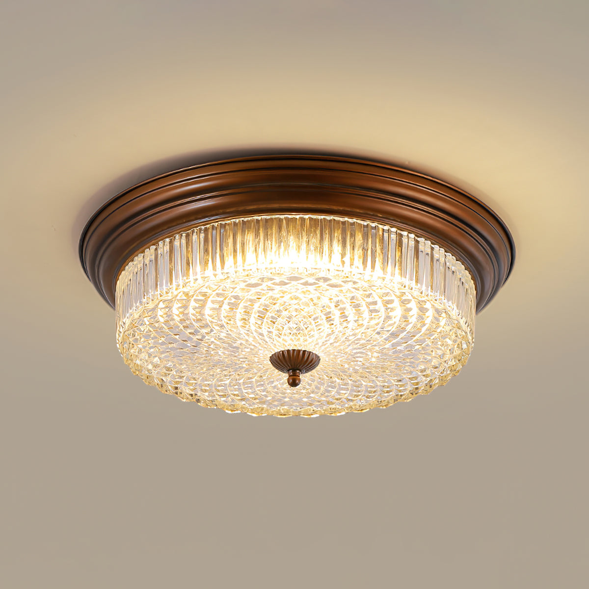 Retro Flush Ceiling Lamp
