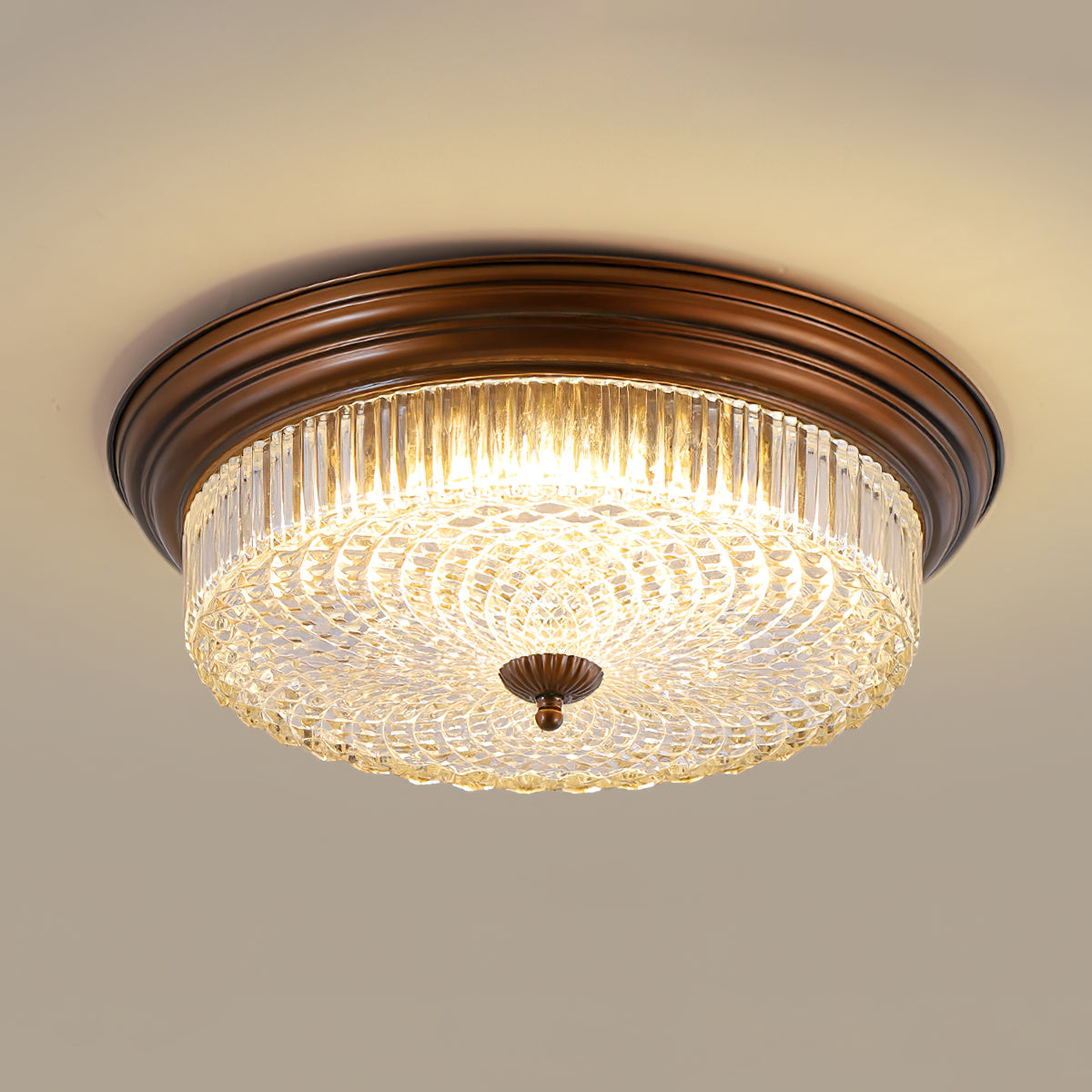 Retro Flush Ceiling Lamp