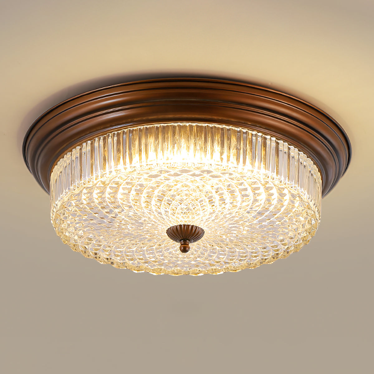 Retro Flush Ceiling Lamp