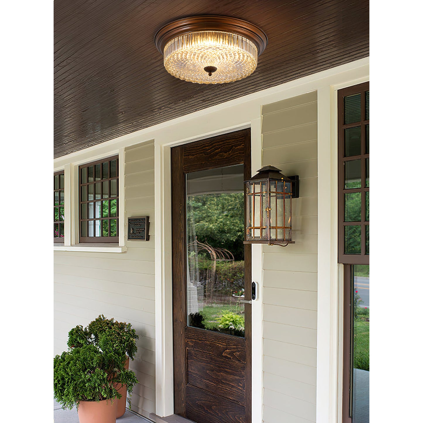 Retro Flush Ceiling Lamp
