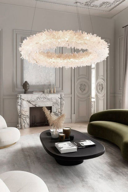 Quartz Crystal Chandelier