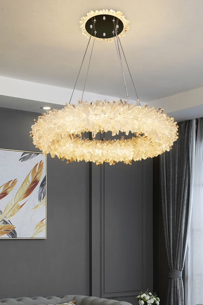 Quartz Crystal Chandelier