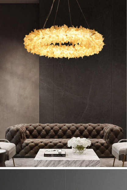 Quartz Crystal Chandelier