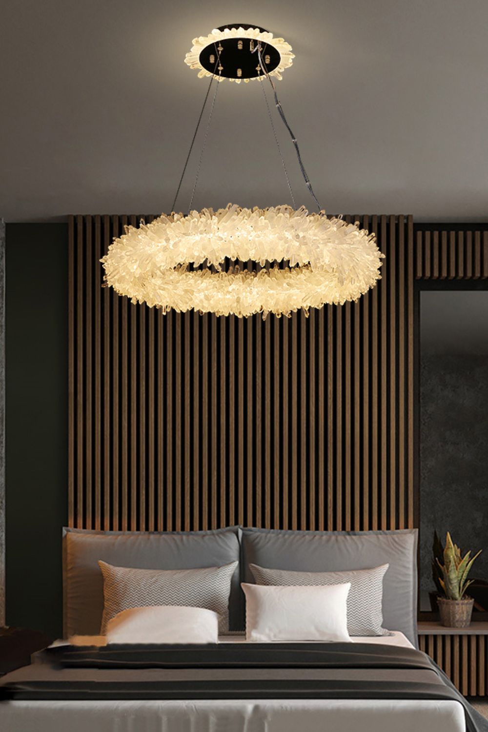 Quartz Crystal Chandelier