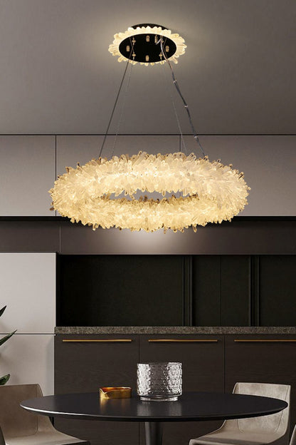 Quartz Crystal Chandelier