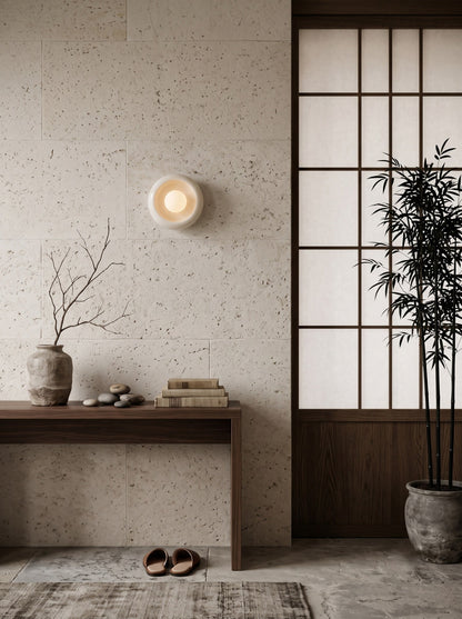 Eclipse Marble Wall Sconce