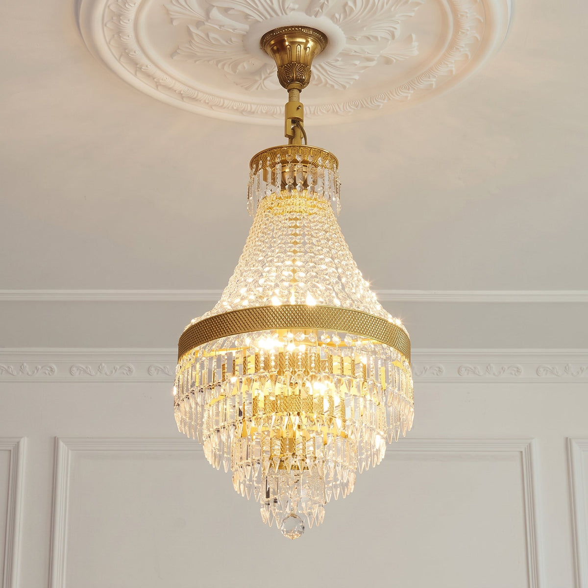 Adele Crystal Waterfall Chandelier