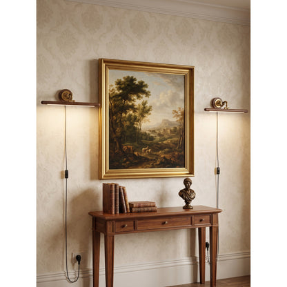 Adjustable Picture Plug-in Wall Sconce