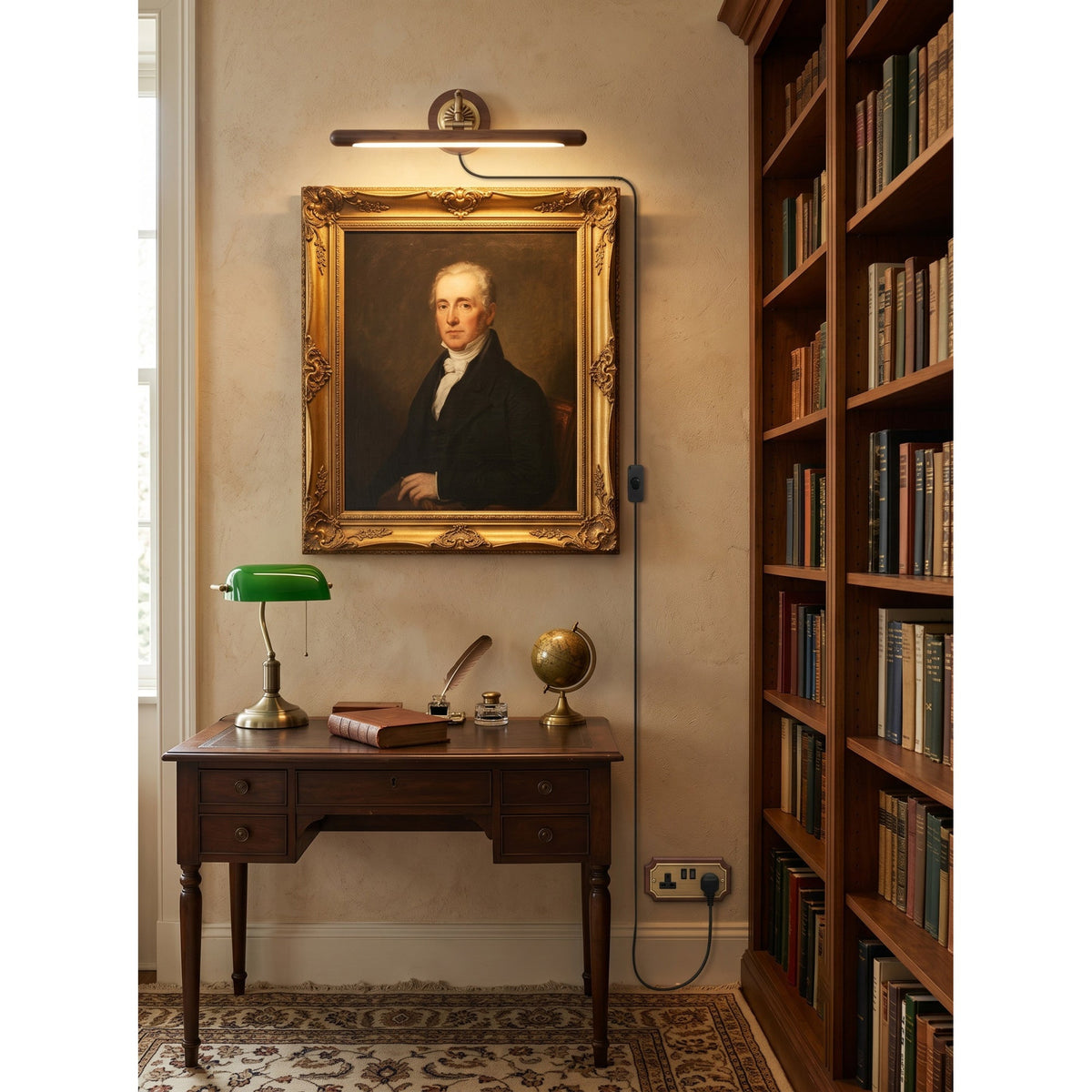 Adjustable Picture Plug-in Wall Sconce