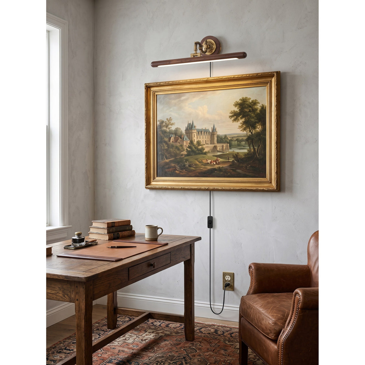 Adjustable Picture Plug-in Wall Sconce