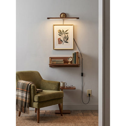 Adjustable Picture Plug-in Wall Sconce