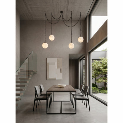 Alabaster Swag Pendant Lamp