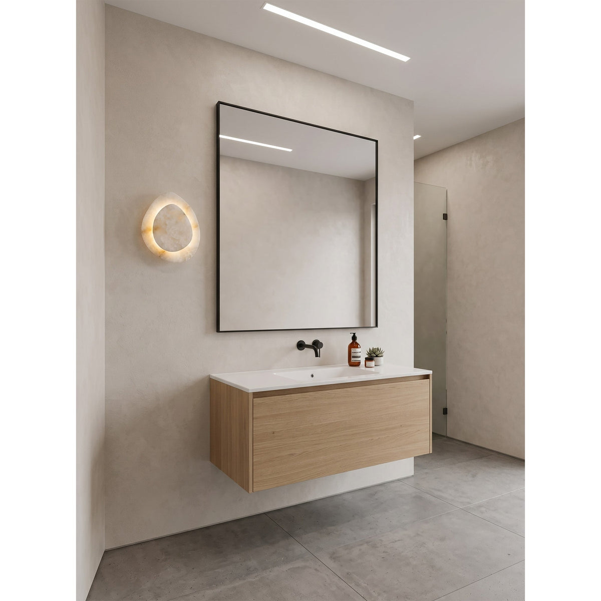 Alice Alabaster Wall Sconce