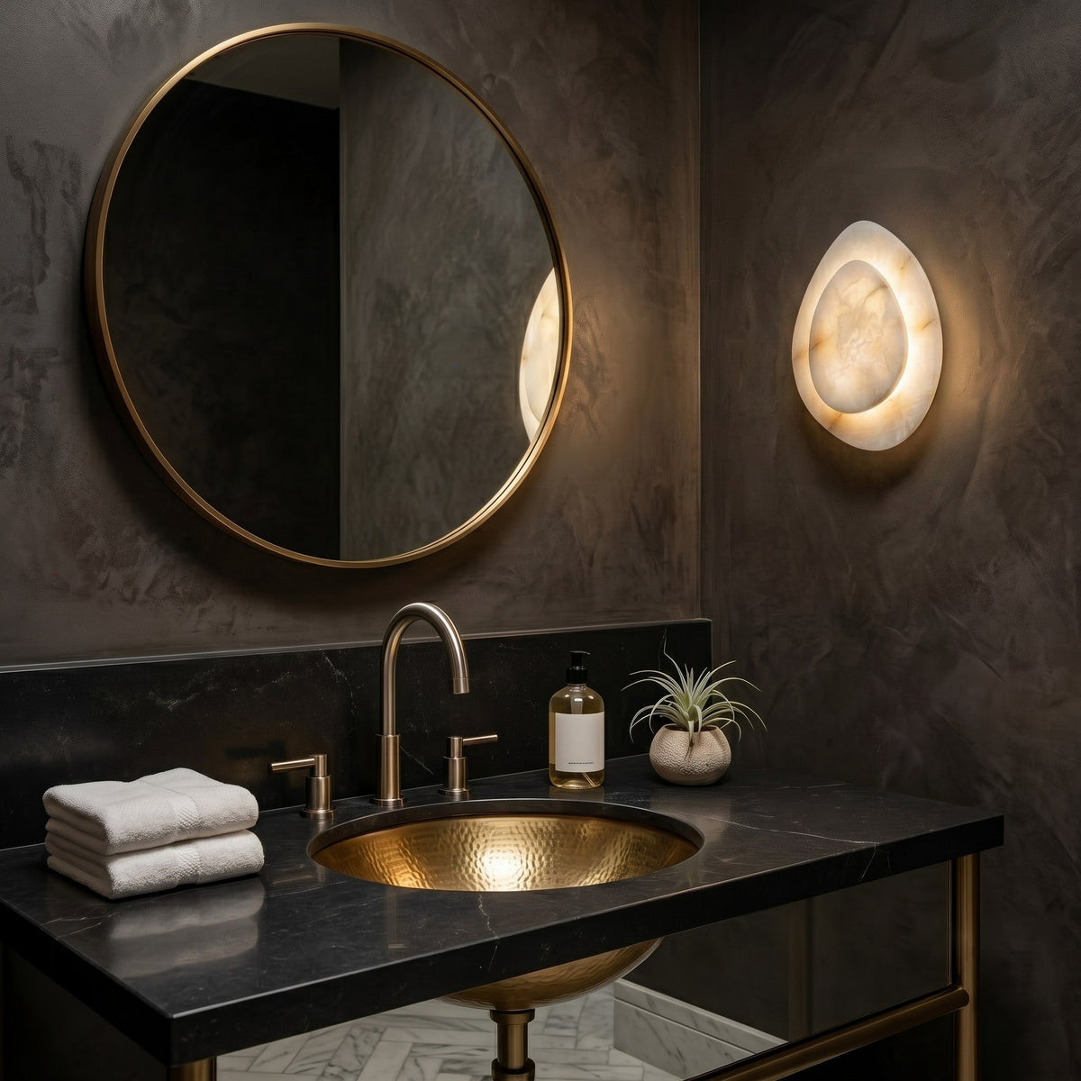 Alice Alabaster Wall Sconce