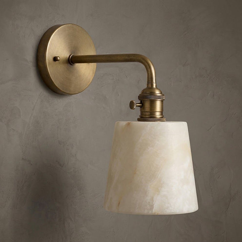 Ames Alabaster Wall Sconce