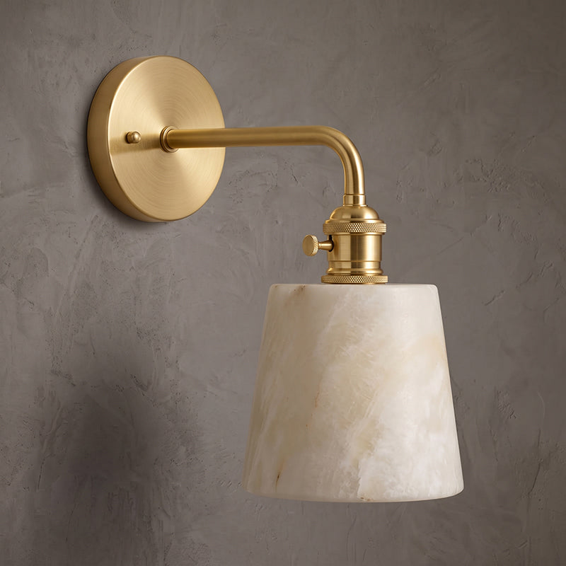 Ames Alabaster Wall Sconce
