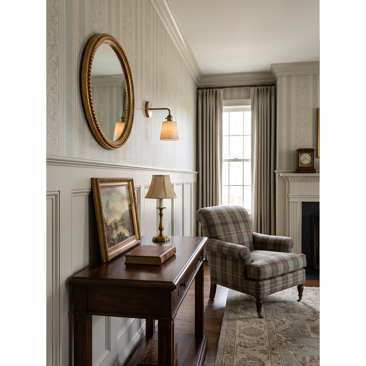 Ames Alabaster Wall Sconce